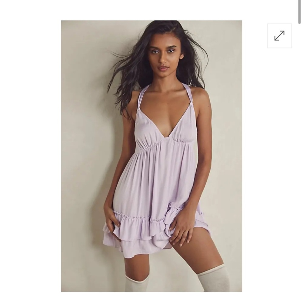 Free People In the Moment Trapeze Slip Dress